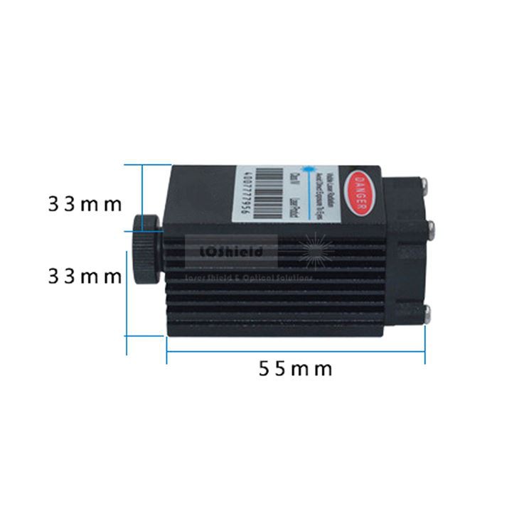 450nm 1600mW Adjustable Focus Engraver Laser Module