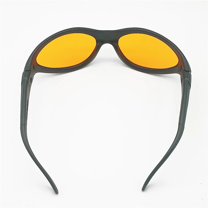 Optical Hazard Protection 190nm-490nm Unti UV Wraparound Laser Safety Glasses