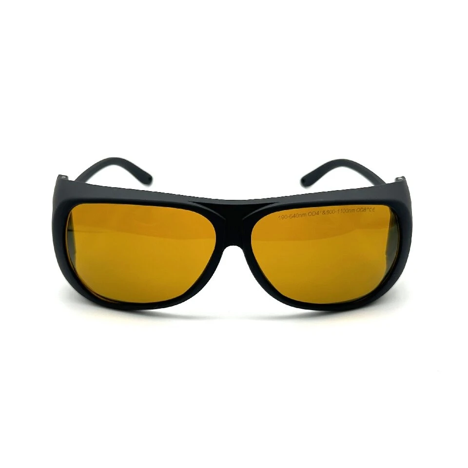 190–540nm OD4+ & 800–1100nm OD8+ Laser Safety Glasses For 532nm, 808nm & 1064nm Lasers factory