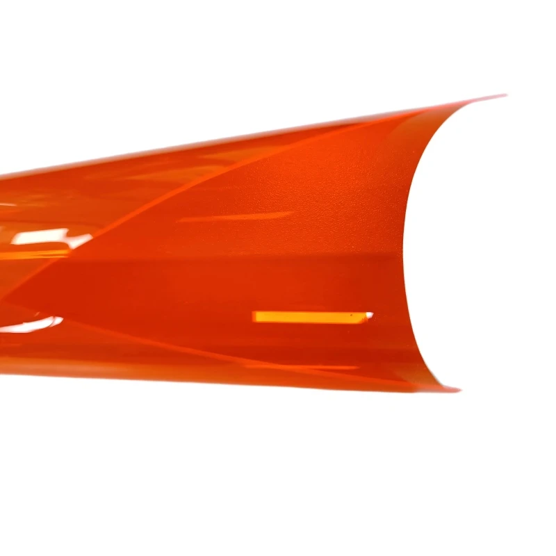 Orange laser window film