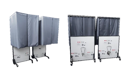 Portable Bedside X-ray Protective Device | Foldable Mobile Radiation Shield For Portable X-ray Machines