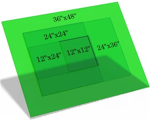 Customizable Laser Safety Window 808nm 1064nm Acrylic Sheet Class 4 Viewing Nd:YAG