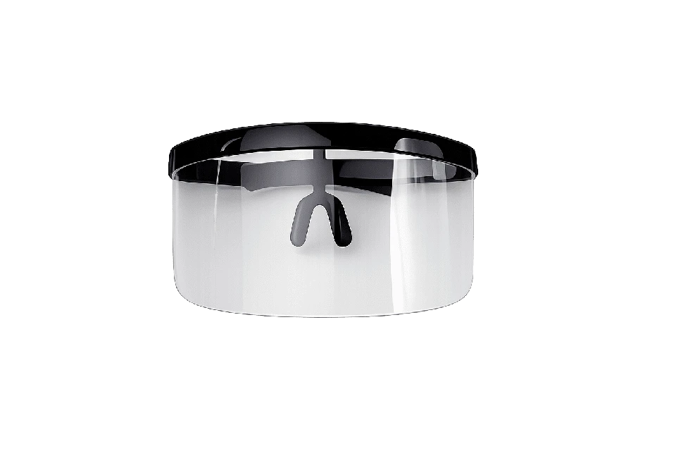 Type C 0.5mmPb Lead Acrylic Radiation Face Shield | Flip-Up X-Ray Protective Visor
